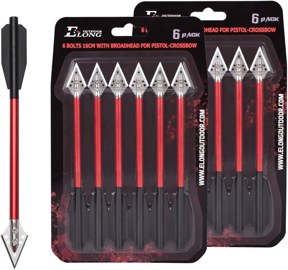 Crossbow Bolt Broadhead - Boulons d'arbalète en aluminium, flèches à