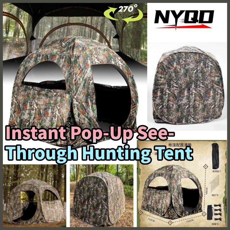 Hunting And Camping In Forest - Tente de camping pop-up, abri forestier