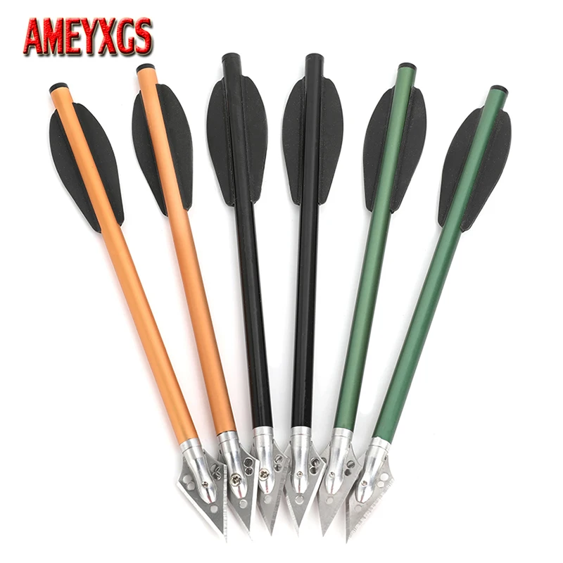 Crossbow Bolt Broadhead - Flèches en aluminium de 6.3 pouces,