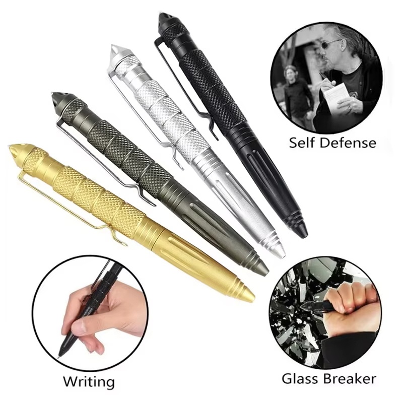 Tactical Pen Tool - Stylo tactique militaire en alliage d'aluminium,