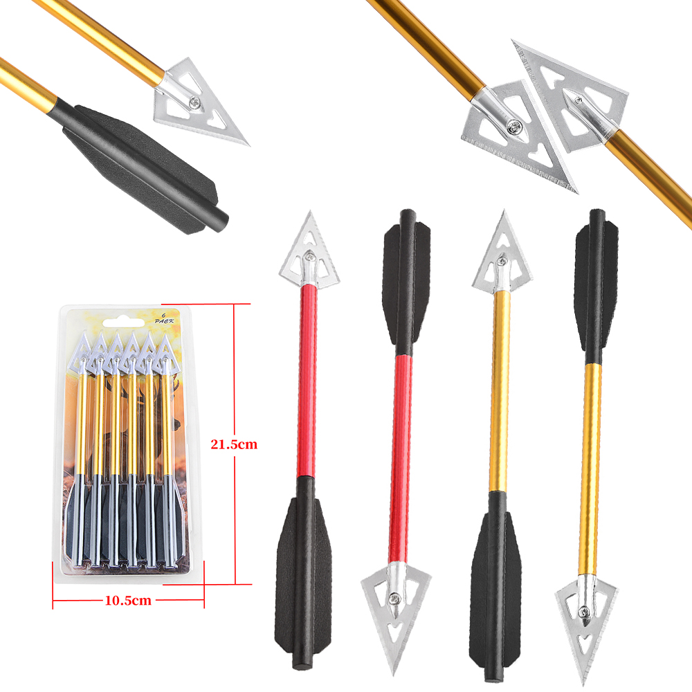 Crossbow Bolt Broadhead - Boulons d'arbalète en aluminium à flèche