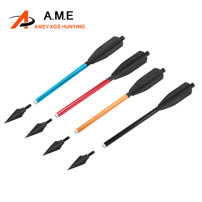 Crossbow Bolt Broadhead - 6/12 pièces flèche en aluminium arbalète
