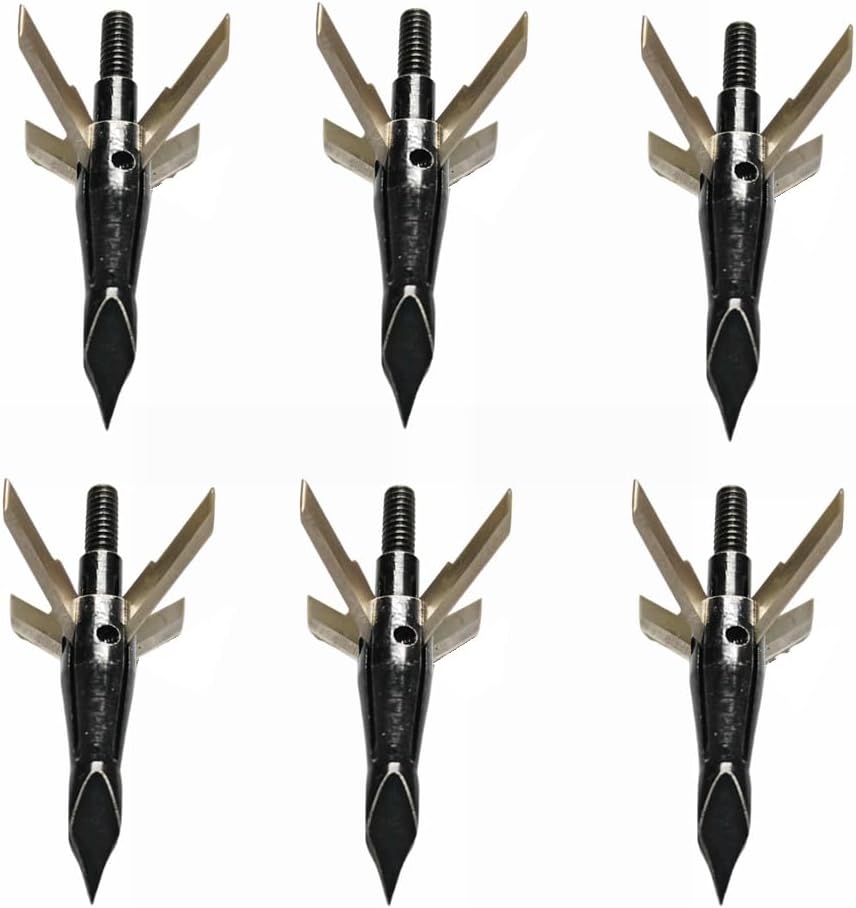Crossbow Bolt Broadhead - Lot de 6 pointes de chasse