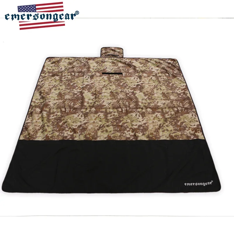 Hunting And Camping In Forest - Levez songear-Couverture DulBlanket Portable, Polymères de