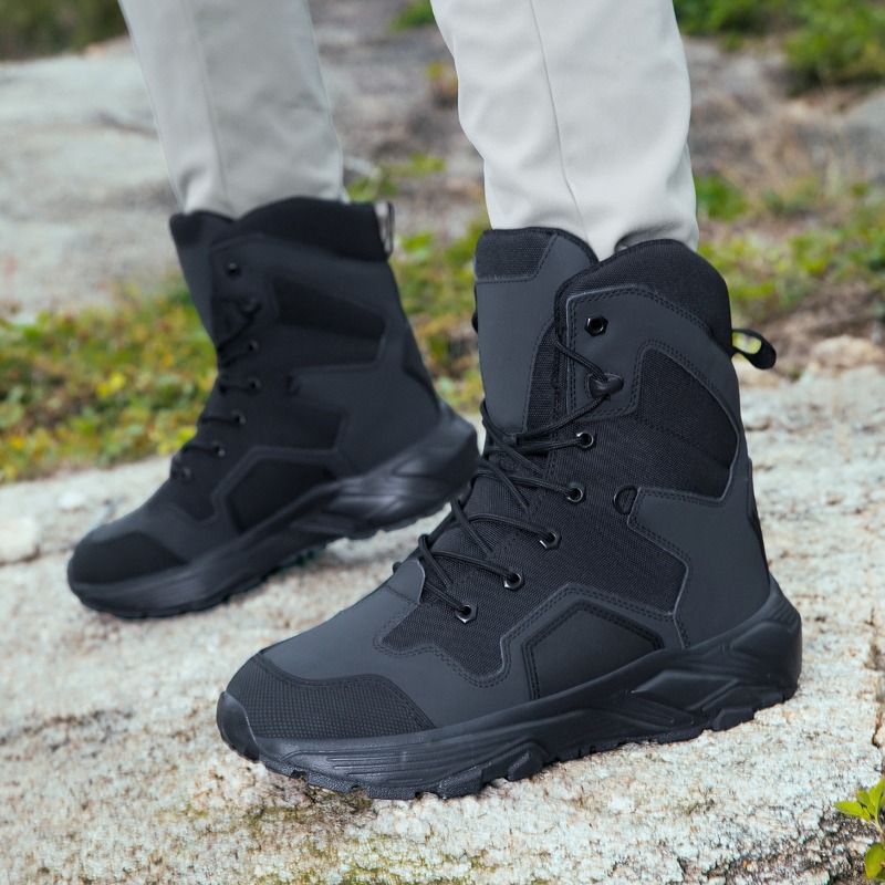 Wildman Hunting & Outdoor Reviews - Bottes tactiques pour hommes à lacets,