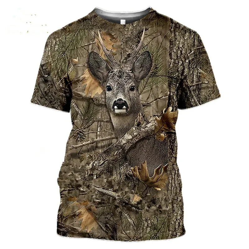 Wildman Hunting & Outdoor Reviews - T-shirt 3D camouflage chasse animalier sanglier