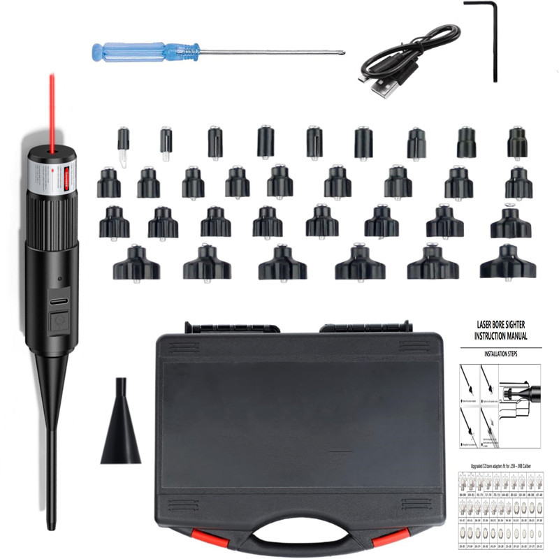 Laser Boresighter Kit - Kit de visée d'alésage Laser universel