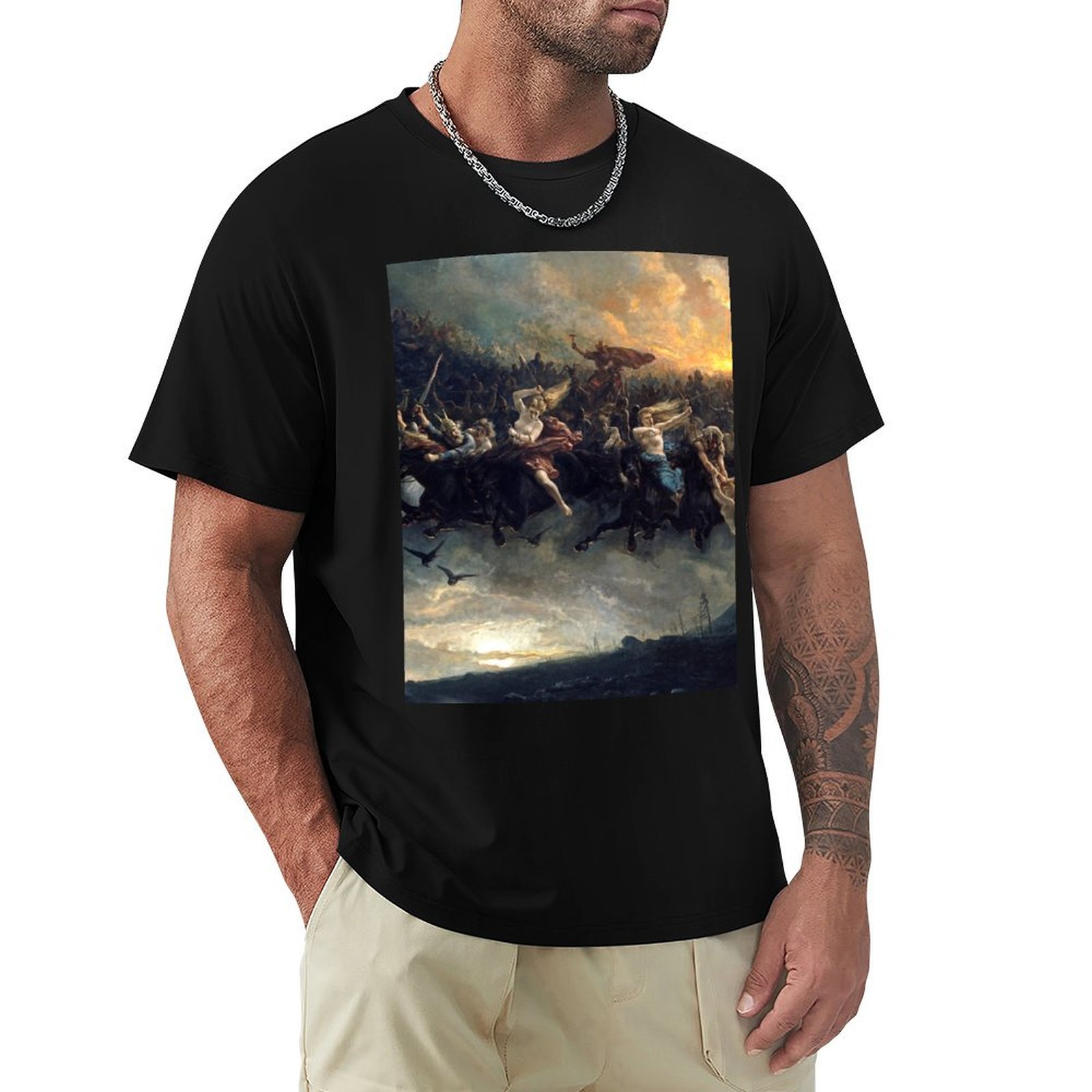 Wildman Hunting & Outdoor Reviews - La chasse sauvage d'Odin (1872), peinture