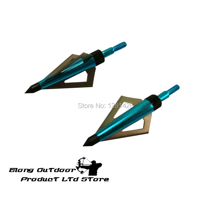 Crossbow Bolt Broadhead - 12 pièces bleu 125 Grain tête