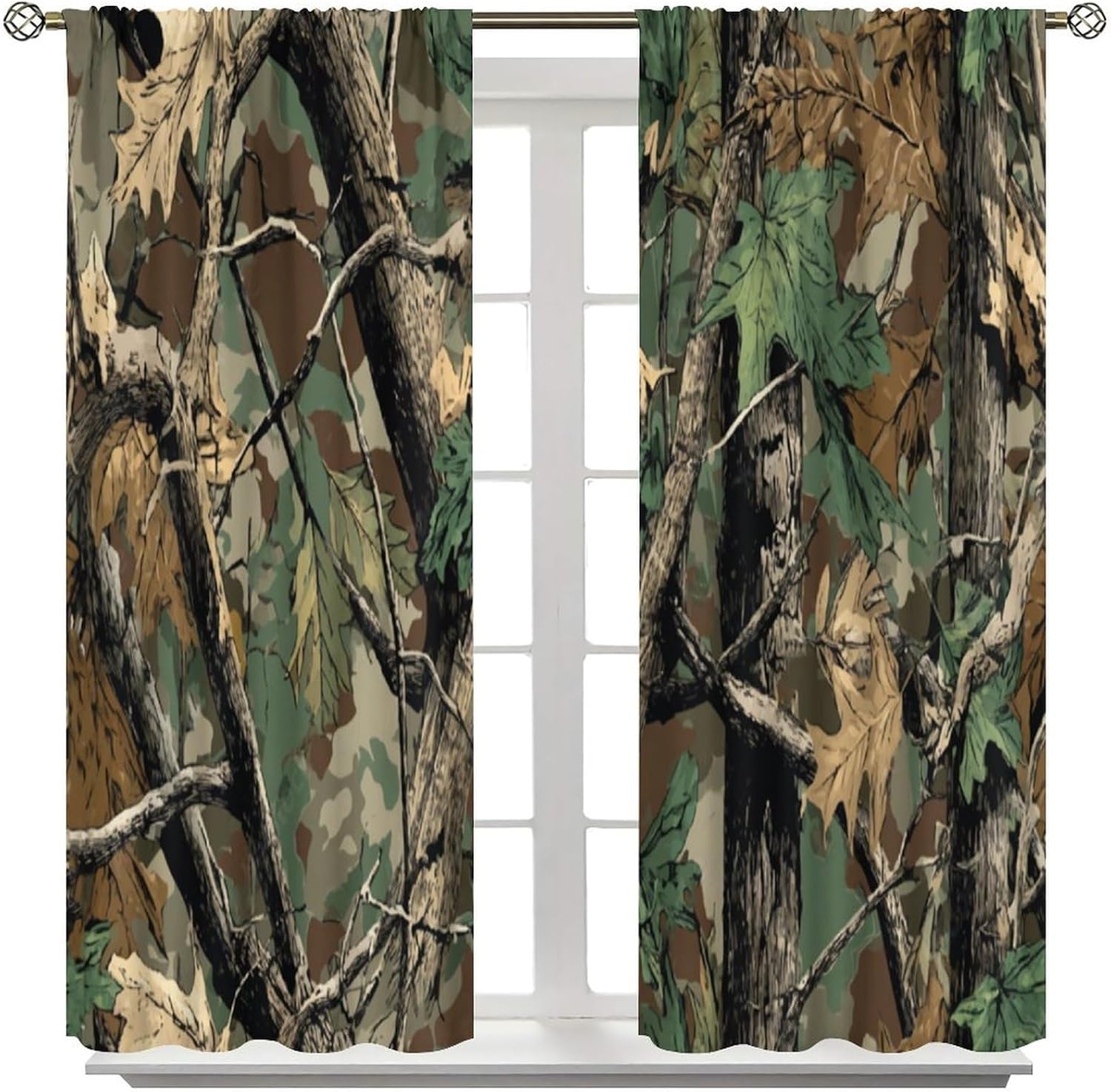 Rideaux Camouflage Forêt, Ride - Hunting And Camping In Forest avis et prix