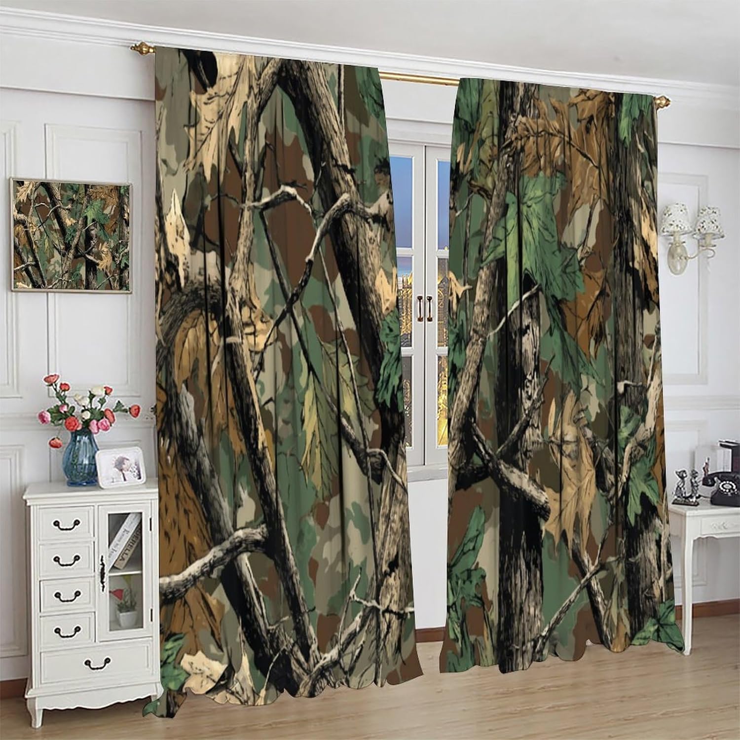 Rideaux Camouflage Forêt, Ride - Hunting And Camping In Forest avis et prix