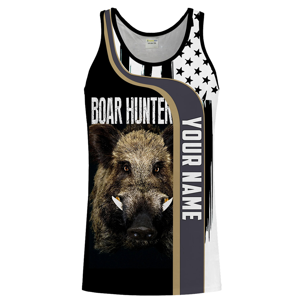Débardeur personnalisé Boar Hu - Wildman Hunting & Outdoor Reviews avis et prix