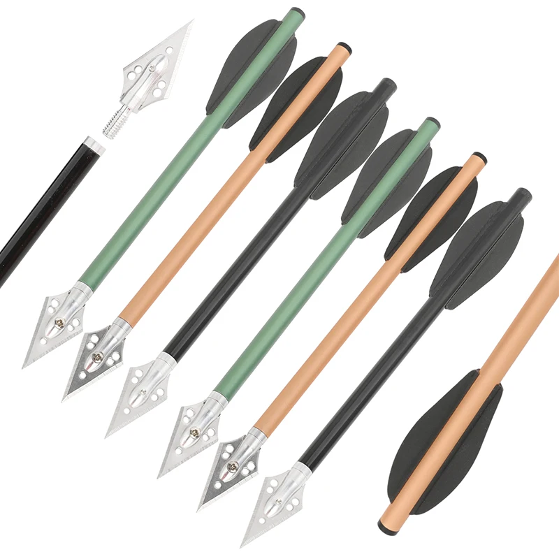 Flèches en aluminium de 6.3 po - Crossbow Bolt Broadhead avis et prix