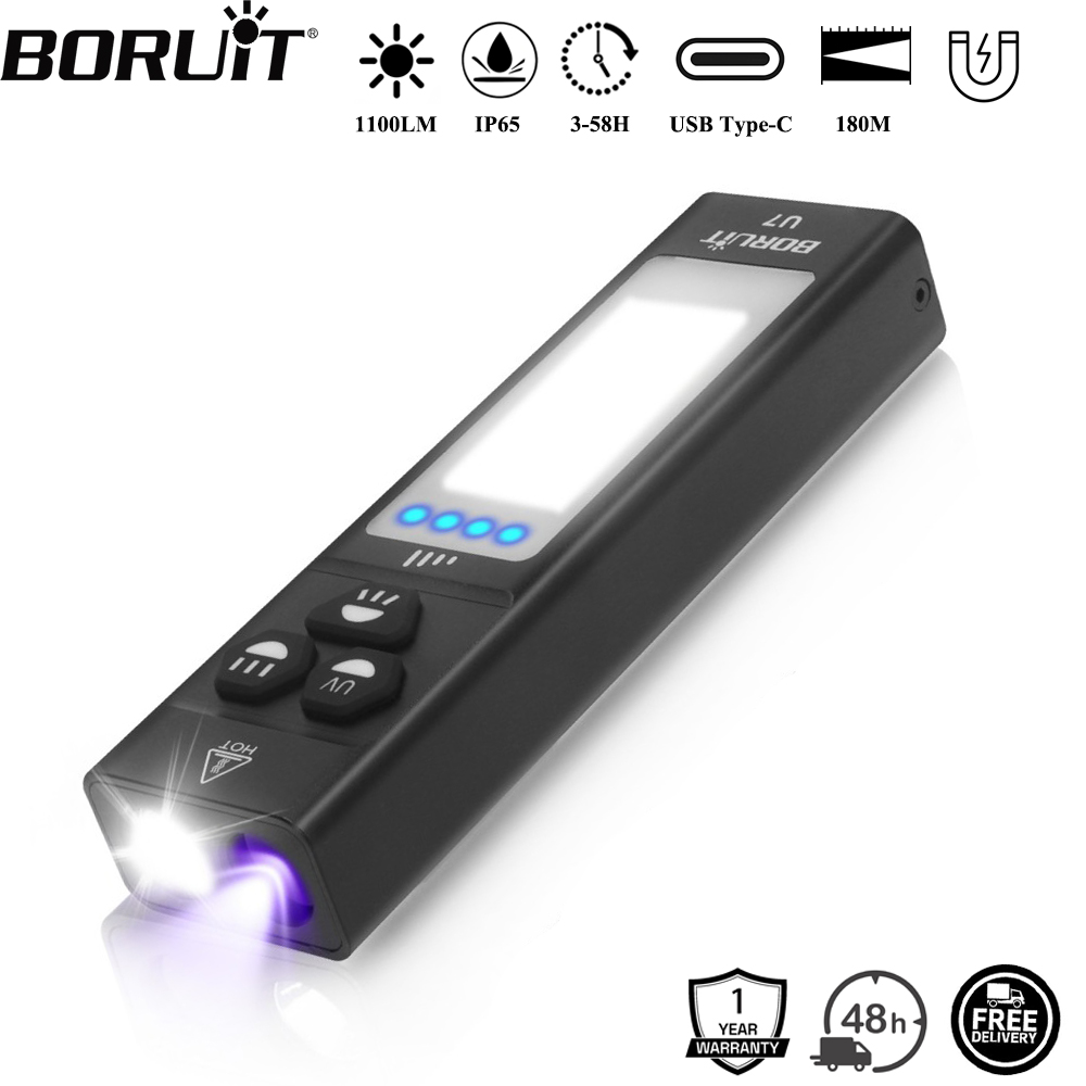 BORUiT U7 UV LED EDC lampe de  - Outdoor Hunting Lights avis et prix