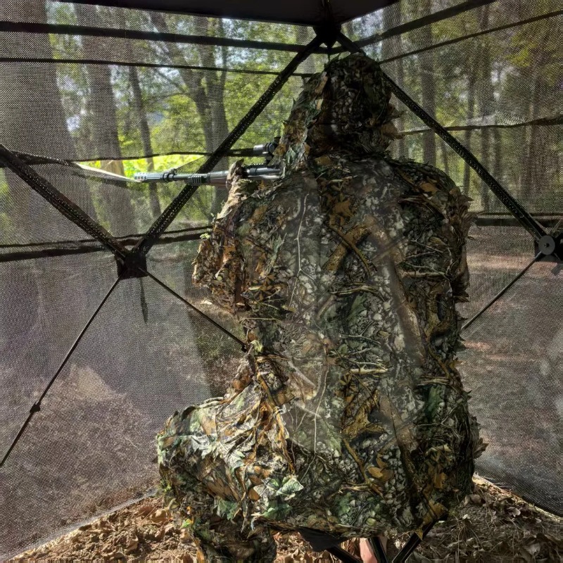 Tente de camping camouflage à  - Hunting And Camping In Forest avis et prix