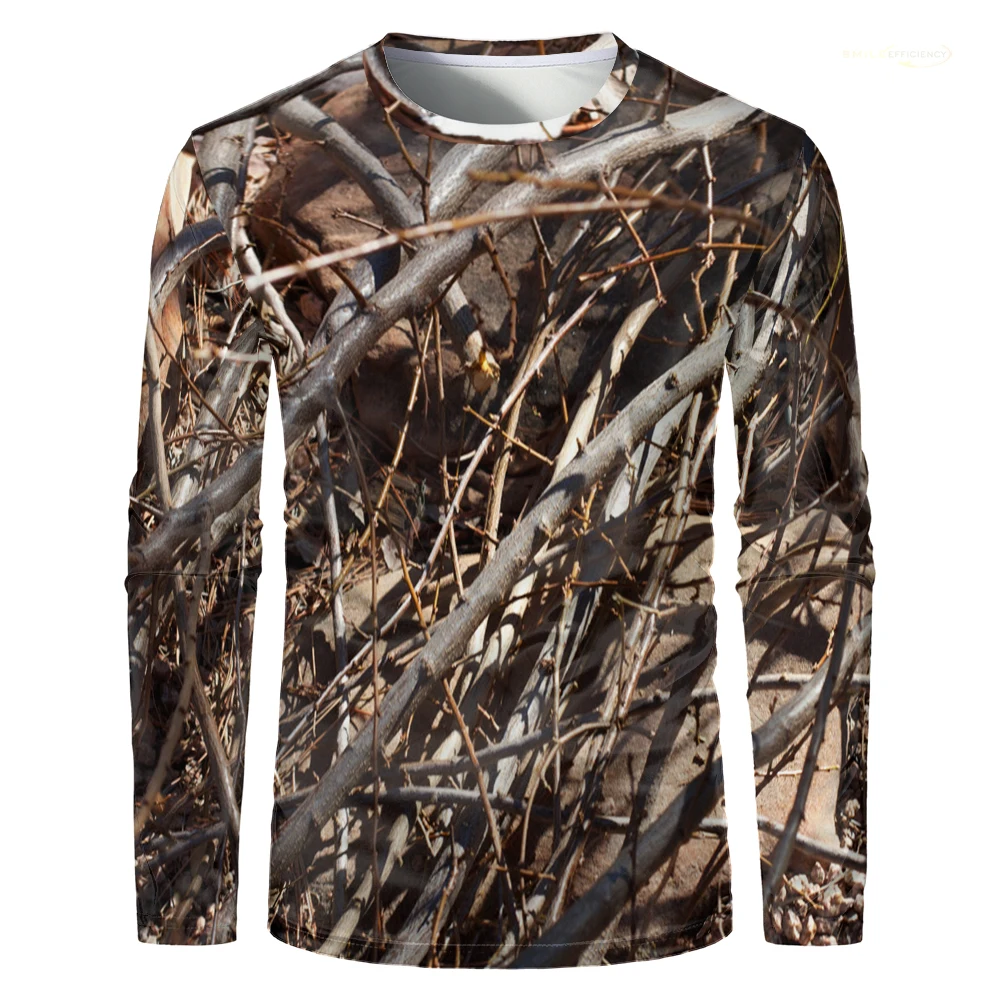 T-shirt de chasse camouflage p - Hunting And Camping In Forest avis et prix