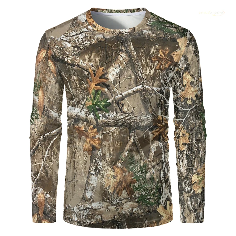 T-shirt de chasse camouflage p - Hunting And Camping In Forest avis et prix